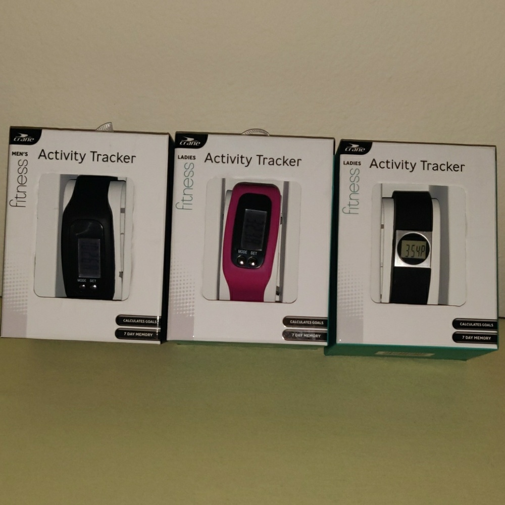 Activity tracker fitness watch bundle 3 total